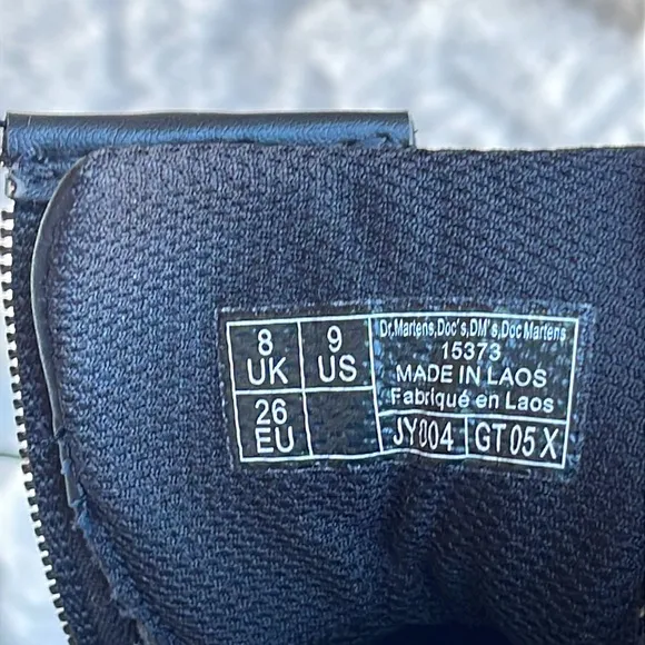 Dr Martens kids boots size 9