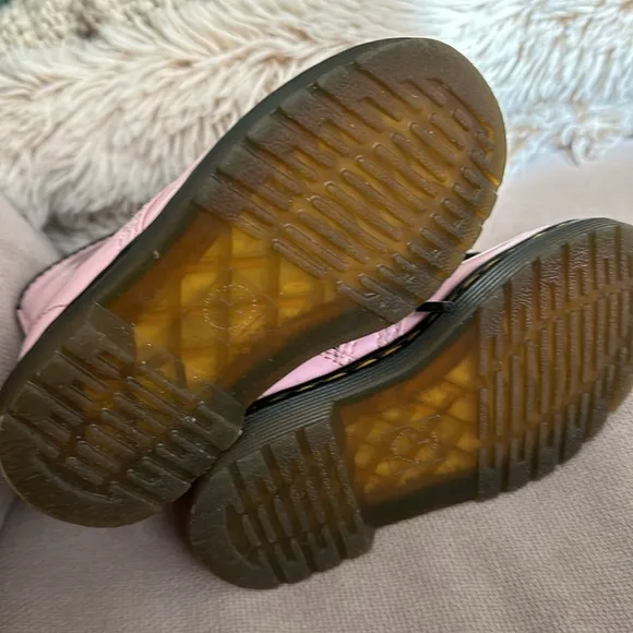 Dr. Martens Patent Pink Boots