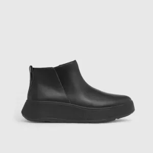 Fit Flops F-Mode Flatform Zip Ankle Boot Black GM2-090