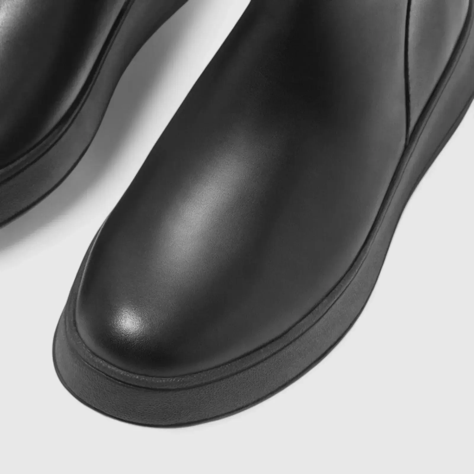 Fit Flops F-Mode Flatform Zip Ankle Boot Black GM2-090