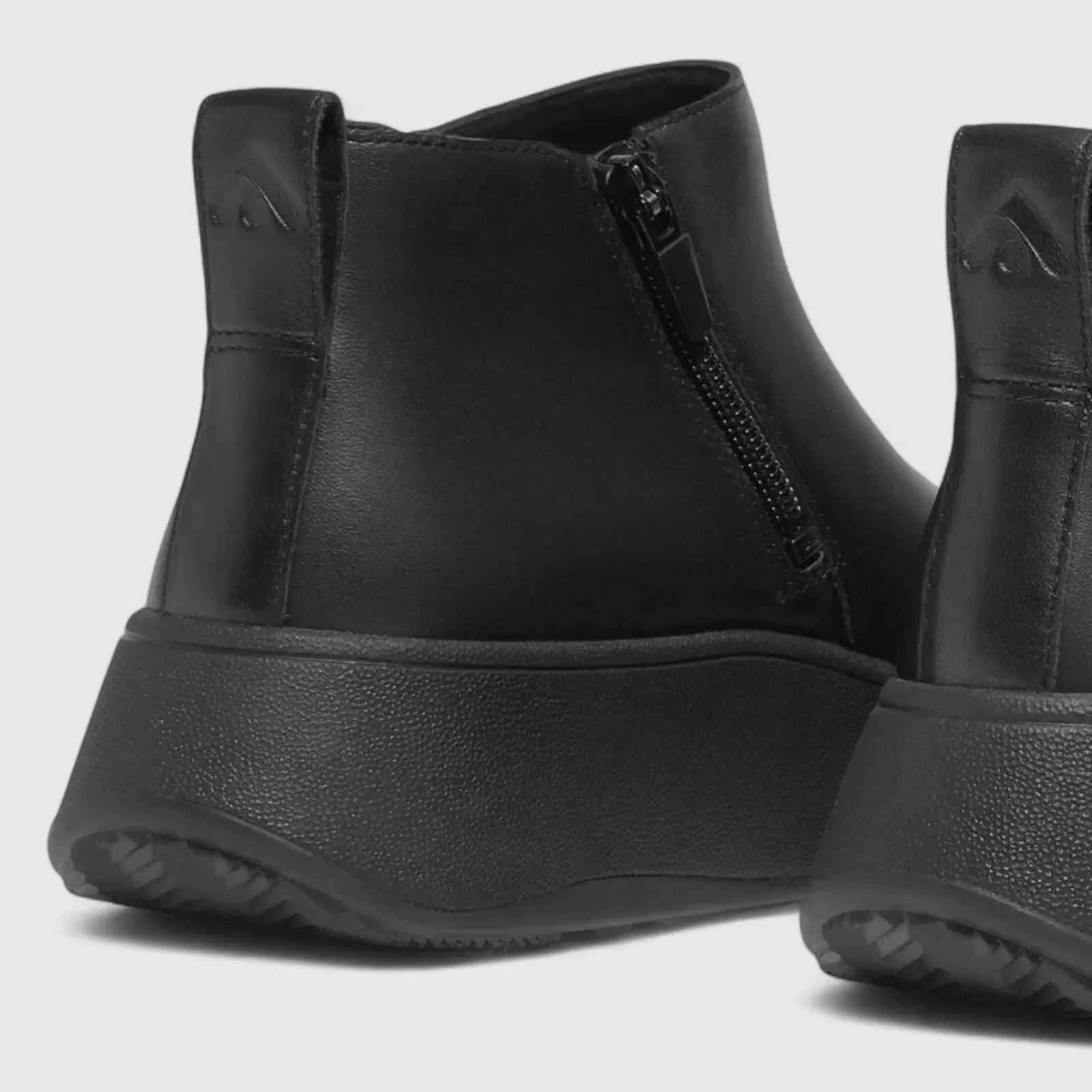 Fit Flops F-Mode Flatform Zip Ankle Boot Black GM2-090