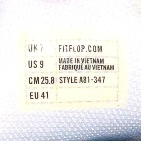 FitFlop Sporty Pop Lace-up Sneakers Beige Snake Animal Print A81-347 Women's 9