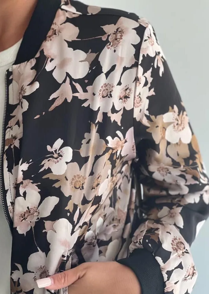 Freya Bomber Jacket Peony