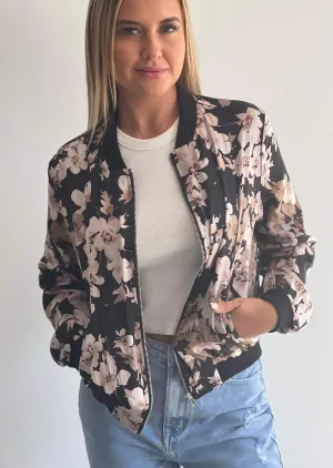 Freya Bomber Jacket Peony