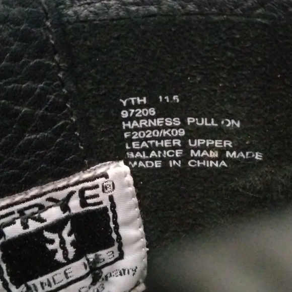 FRYE HARNESS BOOTS KIDS
