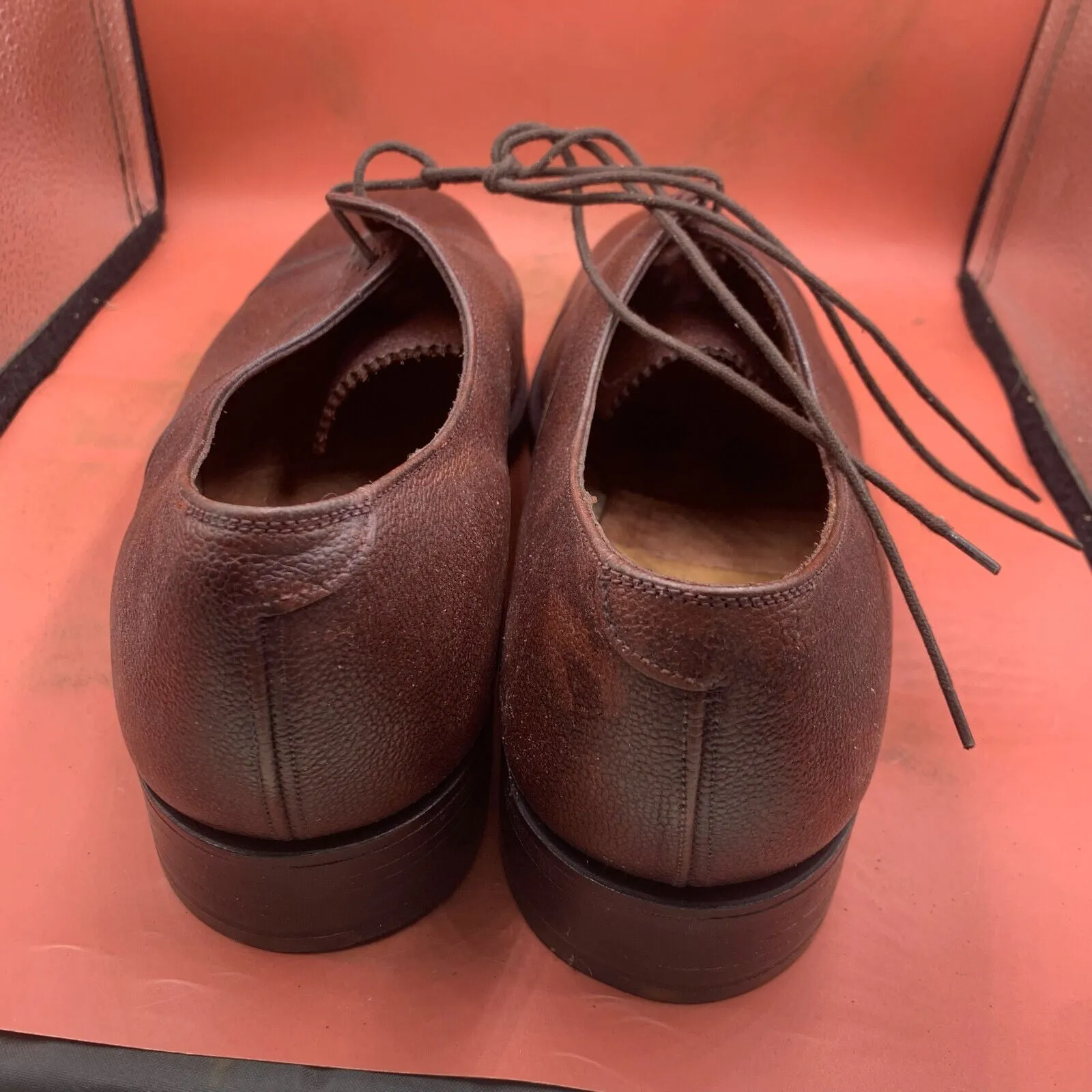Genuine British Army Brown Leather Dress Shoes - Sanders - Size UK 13M