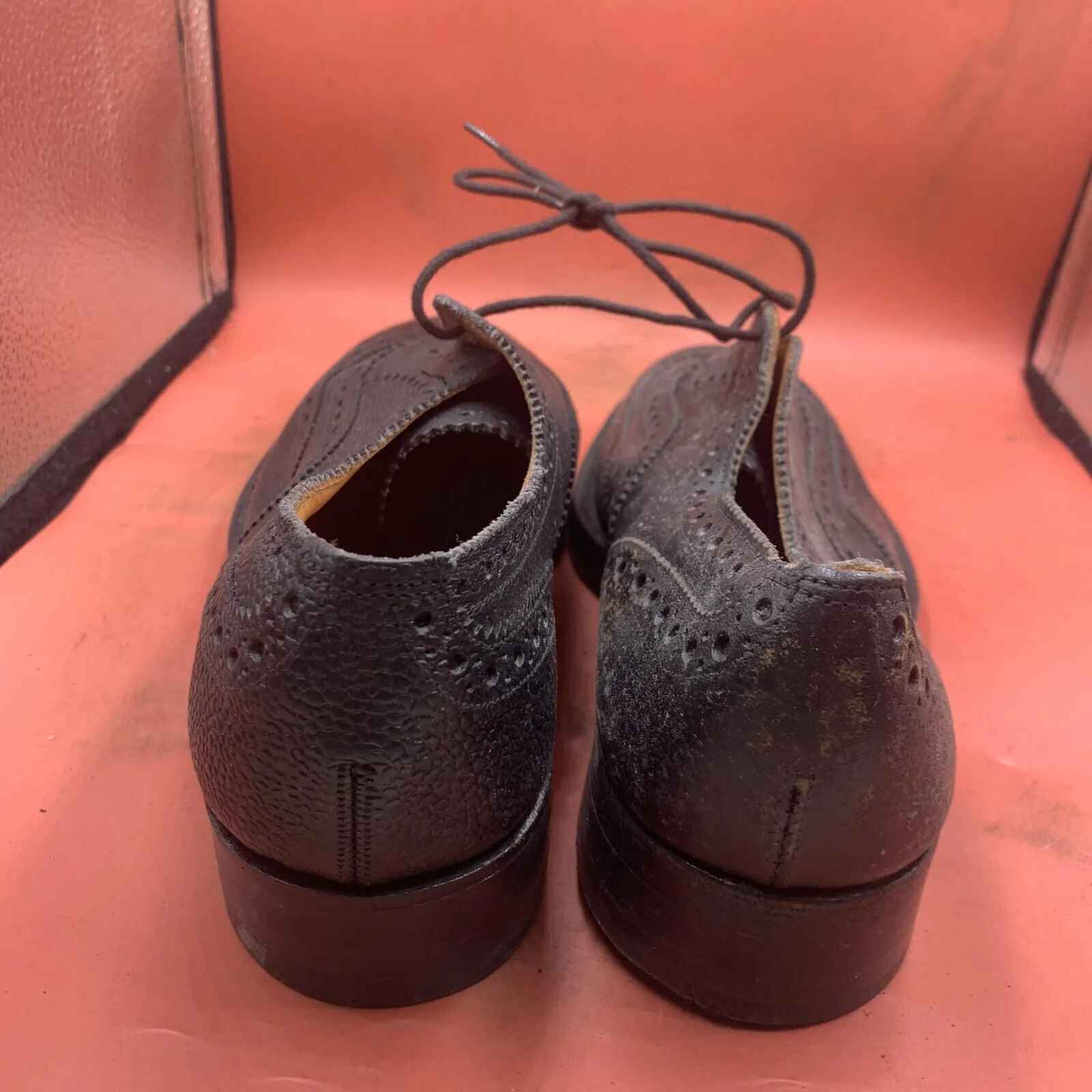 Genuine British Army Scottish Highland Regiment Dress Shoes Brogues - Size UK 7L
