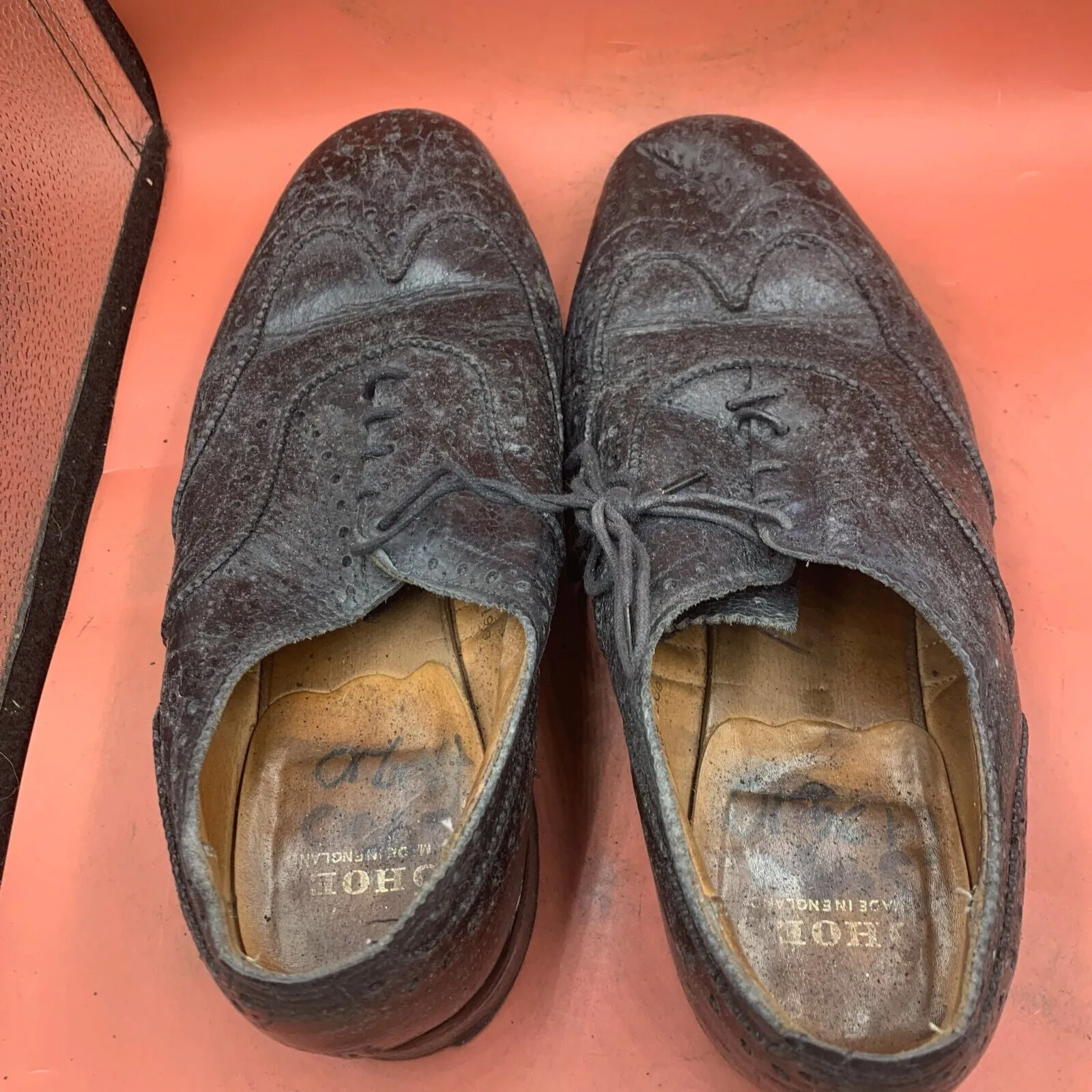 Genuine British Army Scottish Highland Regiment Dress Shoes Brogues - Size UK 9L