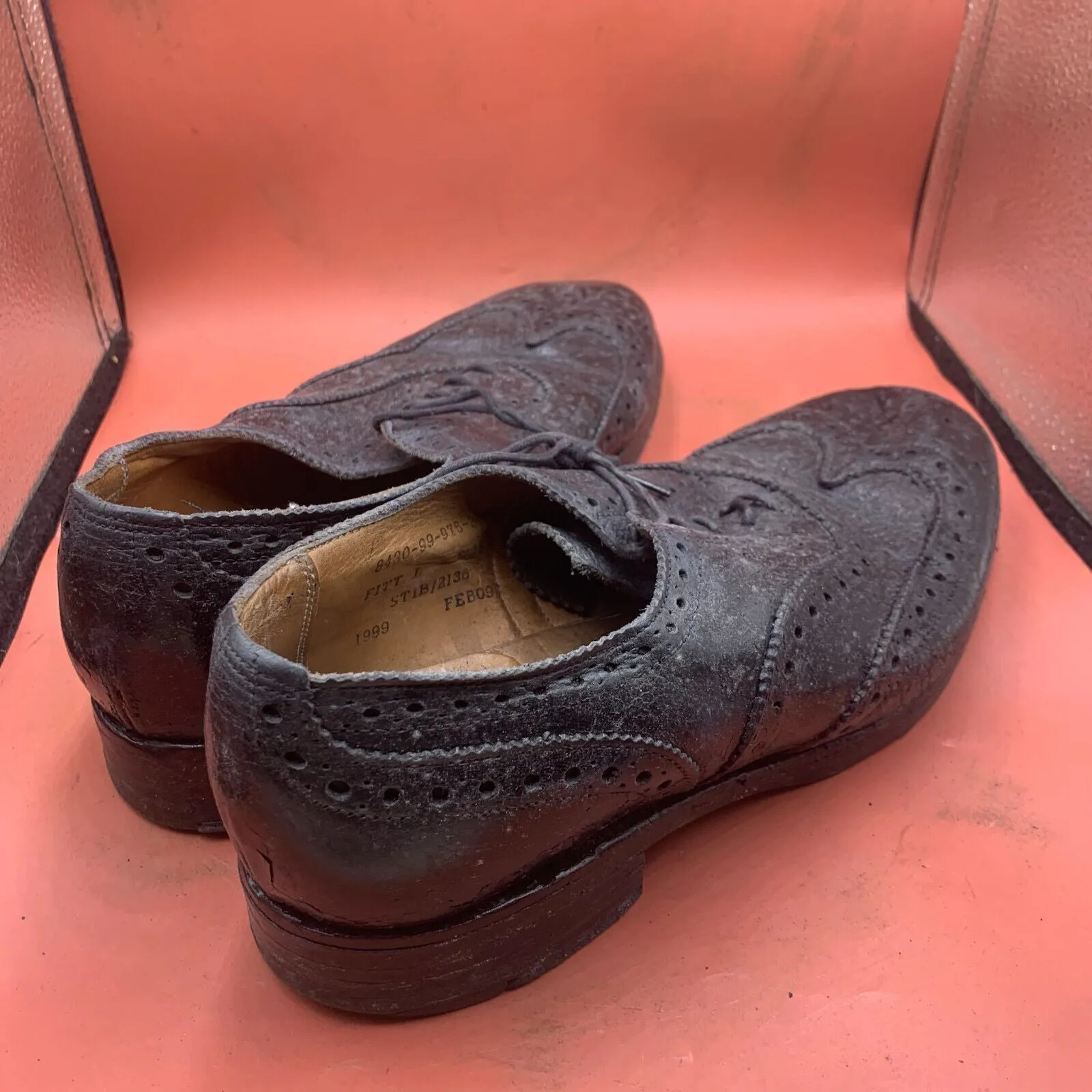 Genuine British Army Scottish Highland Regiment Dress Shoes Brogues - Size UK 9L
