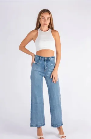 Goldie Wide Leg Jean Blue