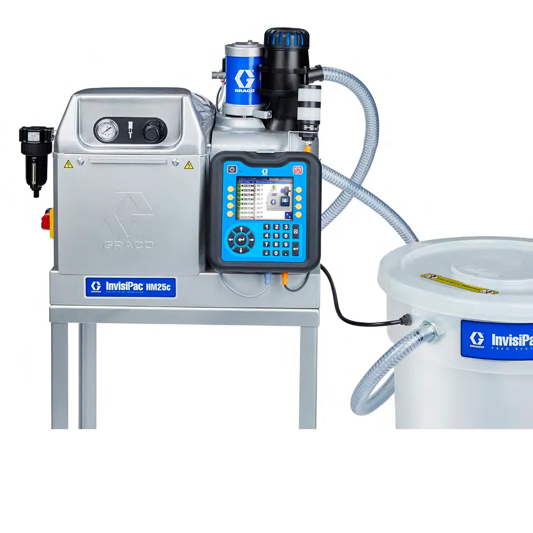 Graco InvisiPac HM25c Tankless Hot Melt Dispensing System - Configurable