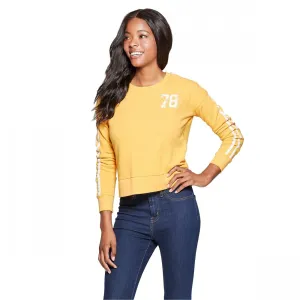 Grayson Threads Women's 78 Cropped Pullover Sweatshirt
