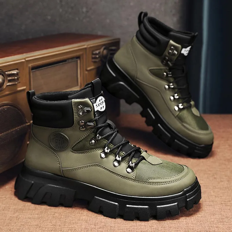 Great Gift! Men’s Breathable Casual Hiking Boots（50% OFF）