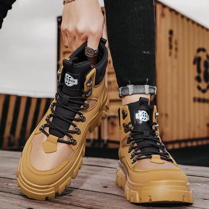 Great Gift! Men’s Breathable Casual Hiking Boots（50% OFF）