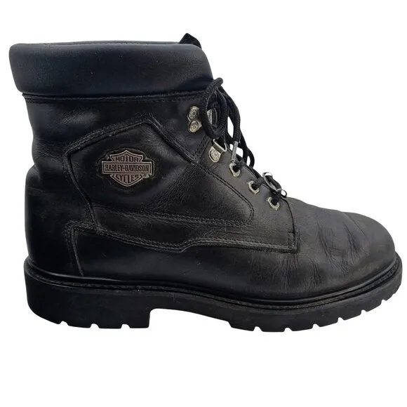 Harley-Davidson Mens 12 Wolverine Badlands 6 Inch Black Boots