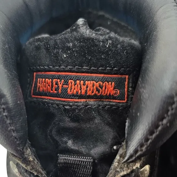 Harley-Davidson Mens 12 Wolverine Badlands 6 Inch Black Boots