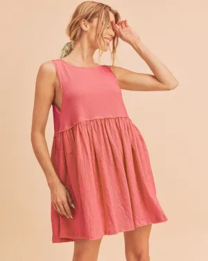 Hazel Blues® |  Aemi   Co Round Neck Mini Tank Dress