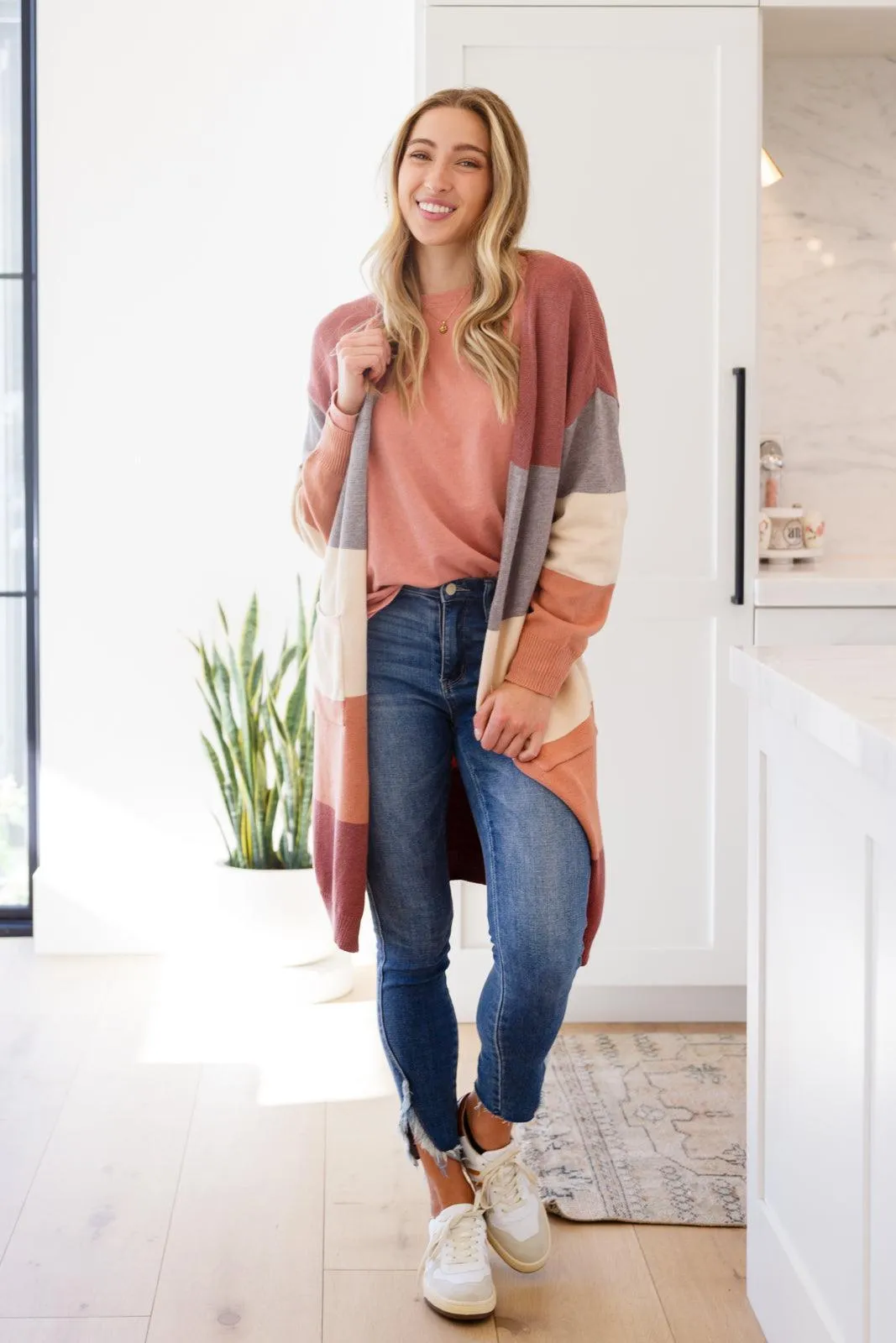 Hazel Blues® | Fun Beginnings Raglan Top In Dusty Mauve