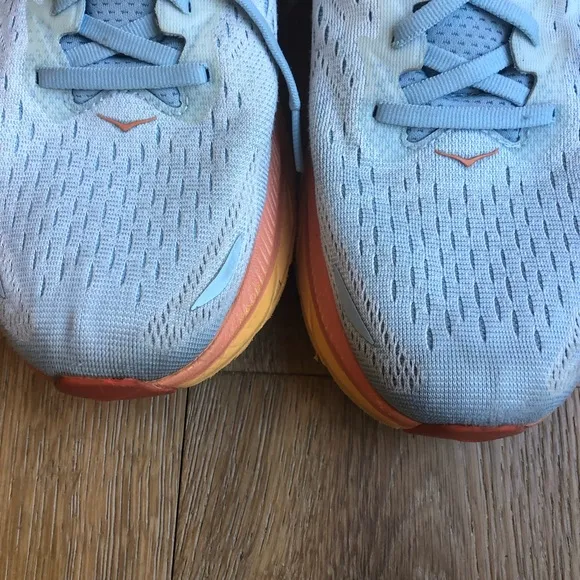 Hoka one Clifton 8 blue women’s sneakers size 10.5
