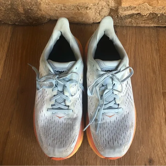 Hoka one Clifton 8 blue women’s sneakers size 10.5