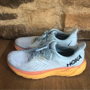 Hoka one Clifton 8 blue women’s sneakers size 10.5