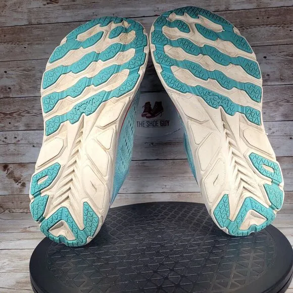 Hoka One One Clifton 8 Women's Size 8 Blue Aquarelle Athletic Running Shoes