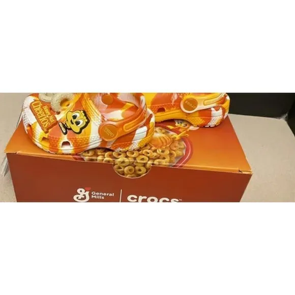 Honey Nut Cheerios x Crocs Limited Edition Toddler Size 4