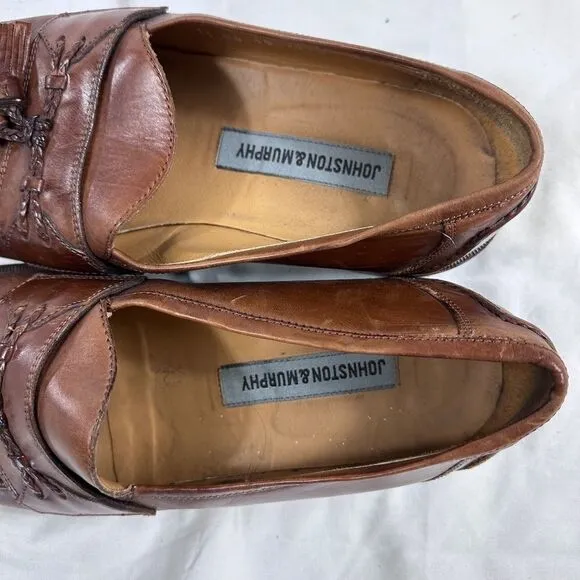 Johnston and Murphy men's tassel loafers