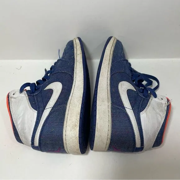 Jordan Blue &amp; Orange Athletic Sneakers