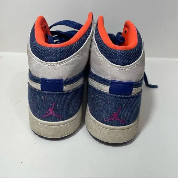 Jordan Blue &amp; Orange Athletic Sneakers