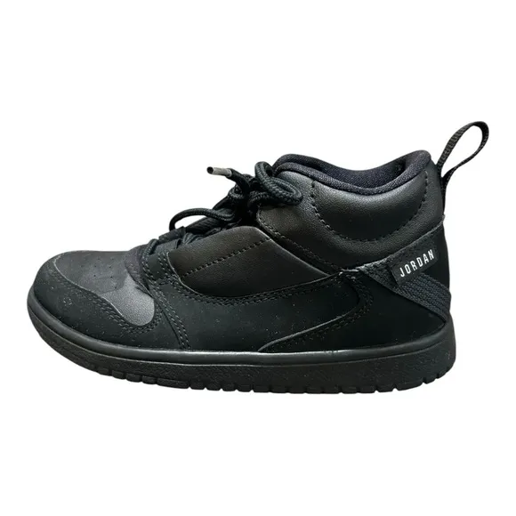 Jordan Fadeaway Little Kids Size 13C Black Preowned Excellent Condition