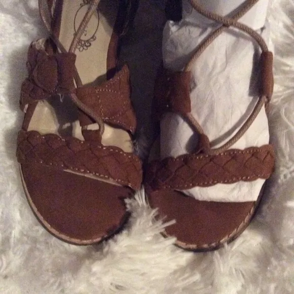 Joyfolie Vilette Gladiator in Brown