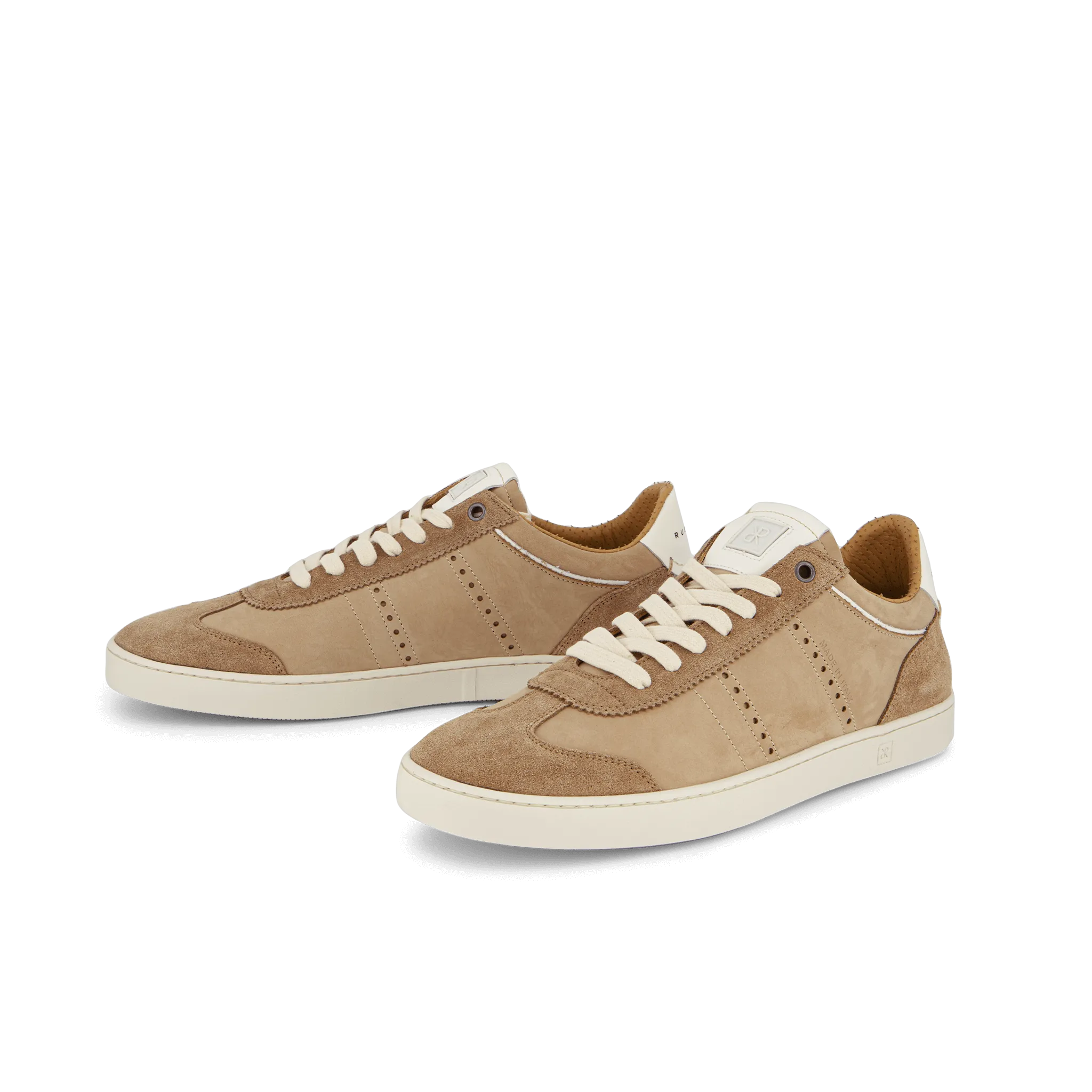Judy Men's Taupe Nubuck Leather Sneakers