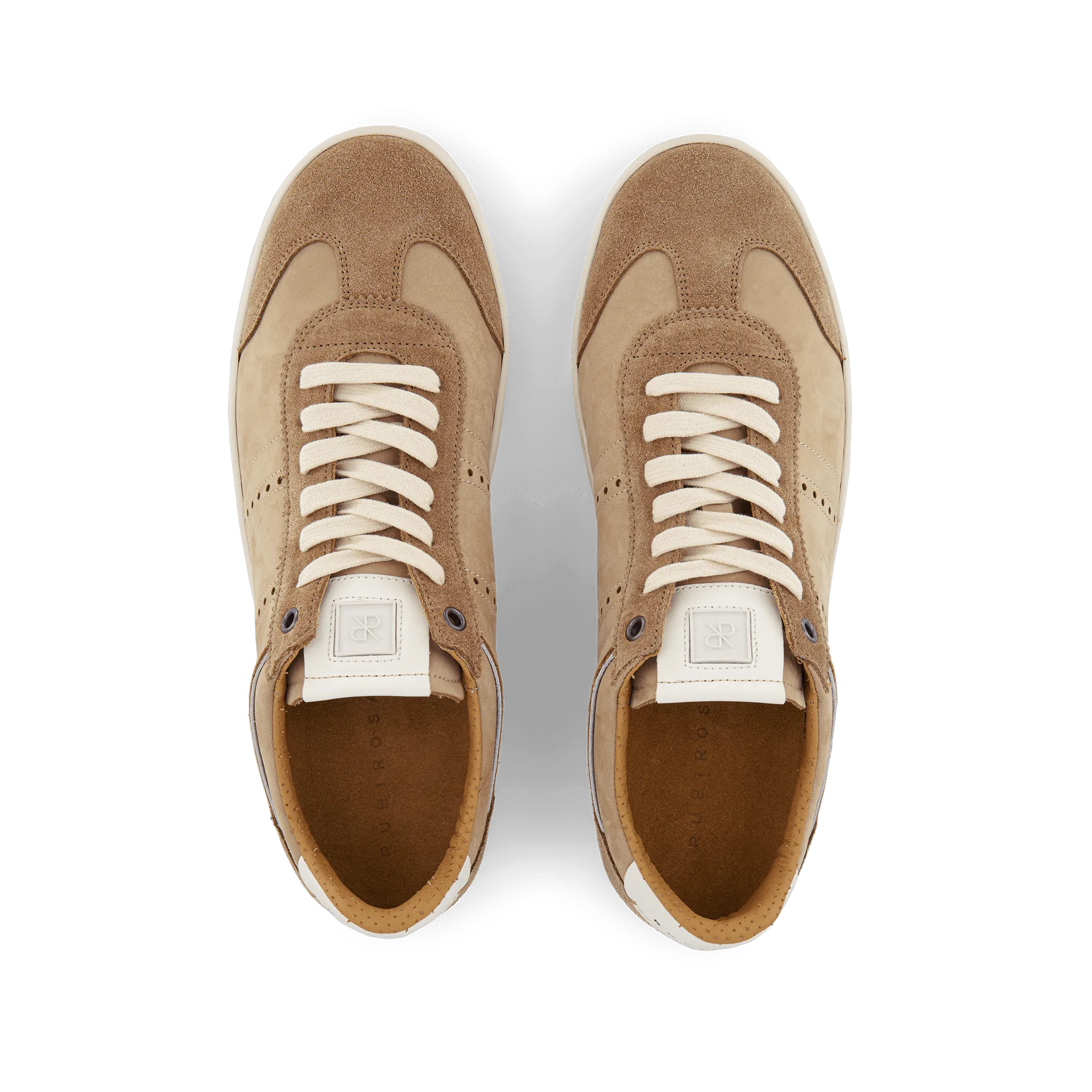 Judy Men's Taupe Nubuck Leather Sneakers
