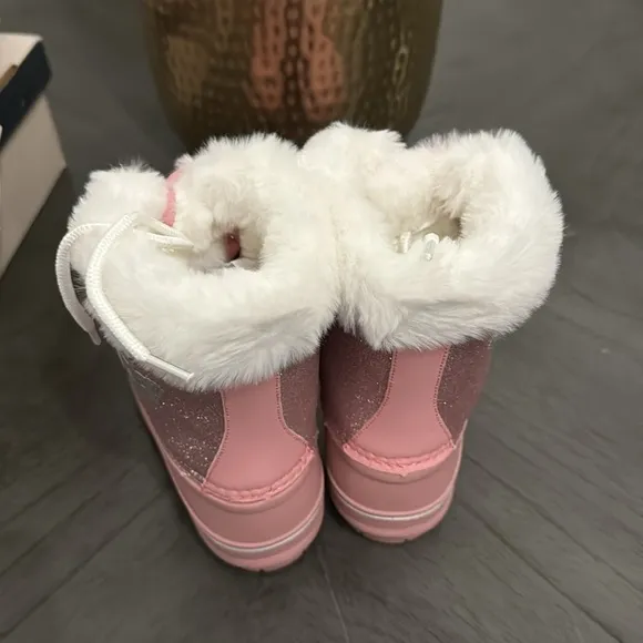 Juicy Couture JJK LIL ESCALON Pink Glitter Boots