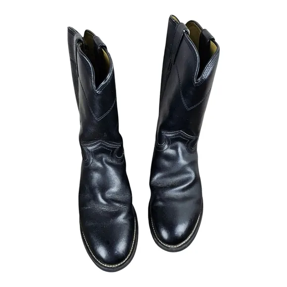 Justin Boots Basics Roper Boots Size 10 EE
