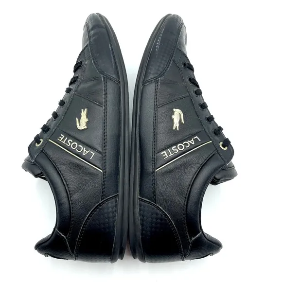 LACOSTE MENS CHAYMON Black Sneakers