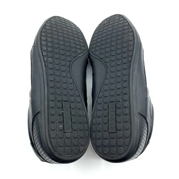 LACOSTE MENS CHAYMON Black Sneakers