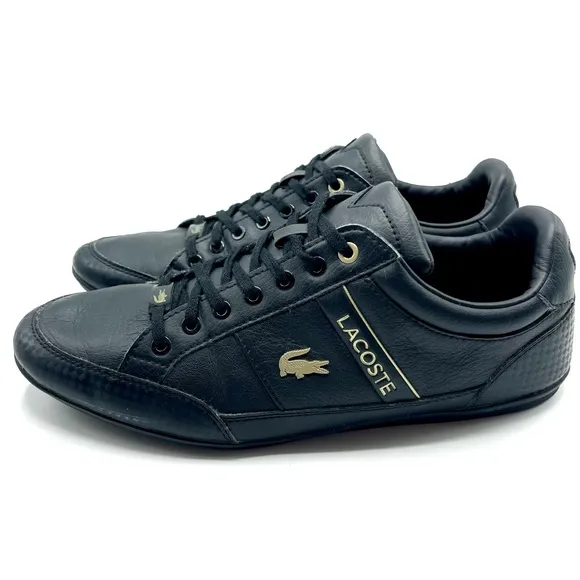 LACOSTE MENS CHAYMON Black Sneakers