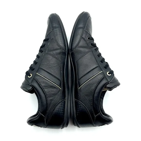 LACOSTE MENS CHAYMON Black Sneakers