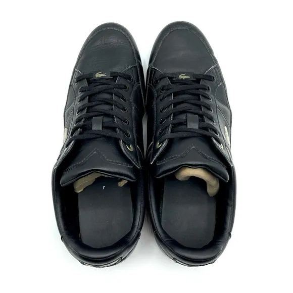 LACOSTE MENS CHAYMON Black Sneakers