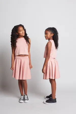 Lola - Pink Girl’s Skater Skirt