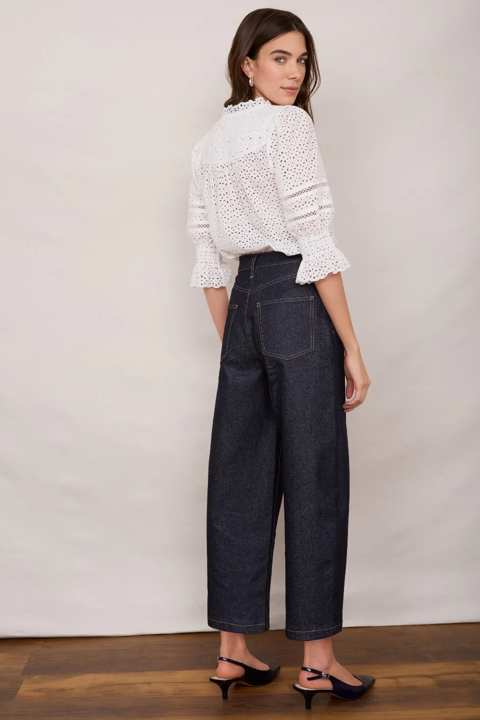 Lula Barrel Jean - Raw Denim