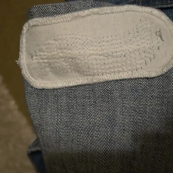 MADEWELL blue Skinny Jeans 25p Distressed Rips Length casual rise