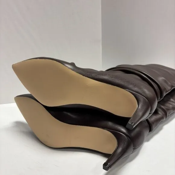 Marc Fisher Women’s Jarret Slouch Dark Brown Boots, Size 9.5 M