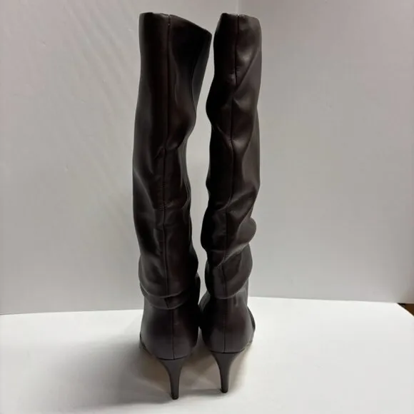 Marc Fisher Women’s Jarret Slouch Dark Brown Boots, Size 9.5 M