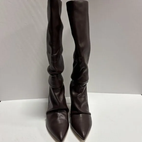 Marc Fisher Women’s Jarret Slouch Dark Brown Boots, Size 9.5 M