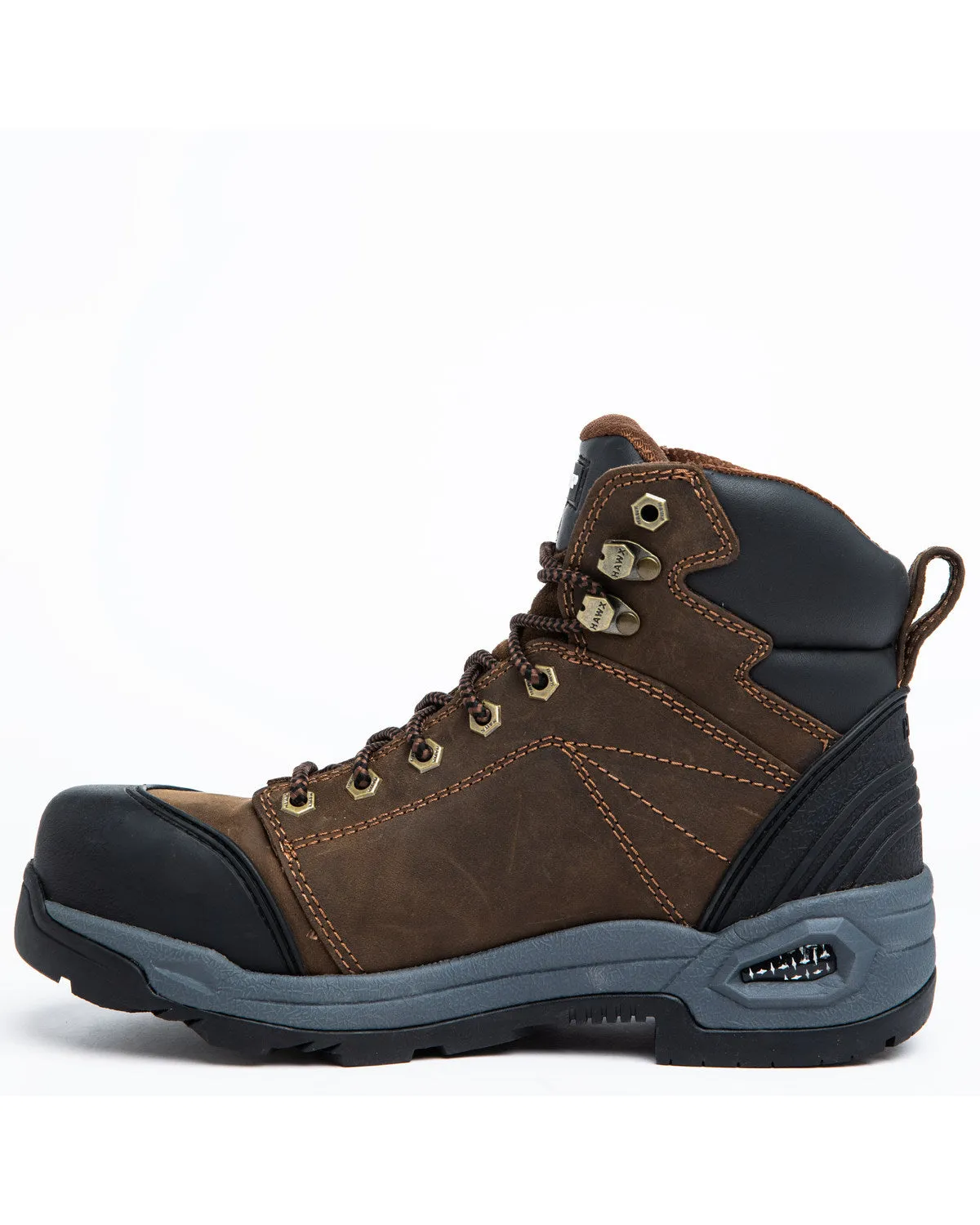Men's 6" Crew Lace-To-Toe Work Boots - Composite Toe