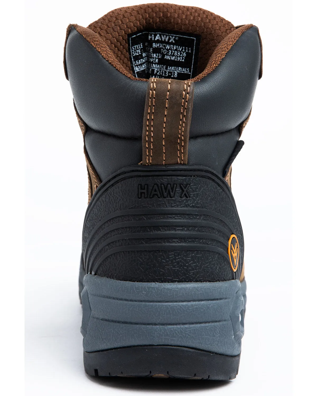 Men's 6" Crew Lace-To-Toe Work Boots - Composite Toe