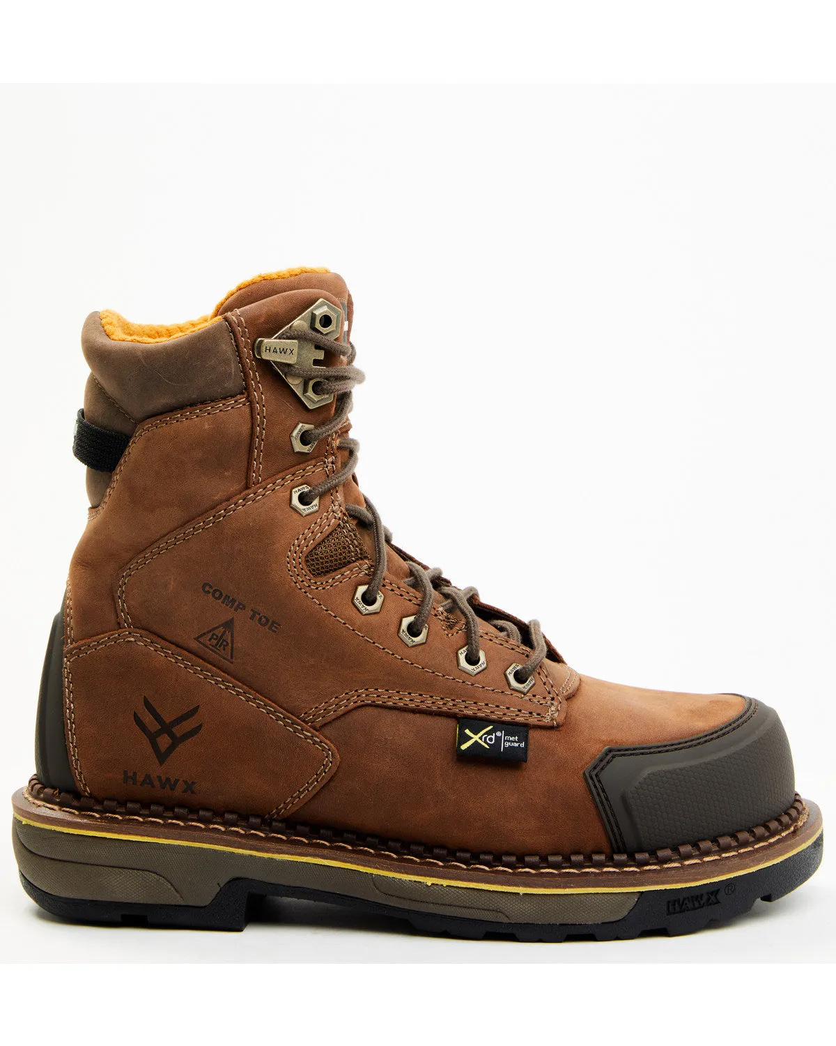 Men's 8" Crew Chief Internal Internal Met Guard Work Boots - Composite Toe